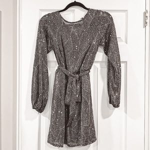 Metallic Sequin dress